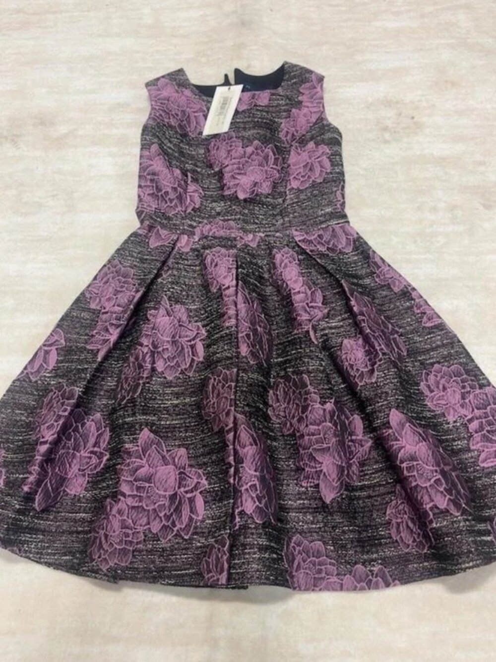 NWT Made in Italy QUEEN OF HEARTS Womens Dress - Floral Nadine Sz 40 / USA Sz 4